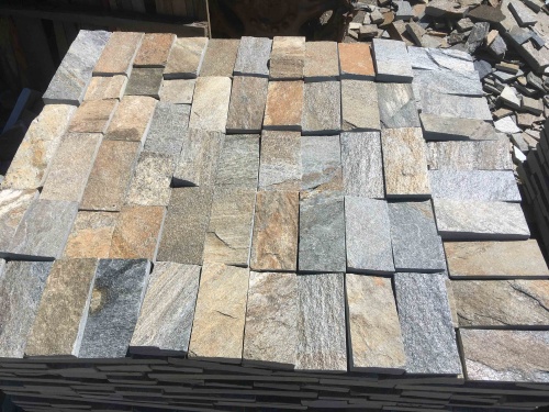 Плитка пилёная златолит Уральский для цоколя, отмостки купить в Верхней Салде