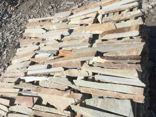 Горбушка златолит золотистый для облицовки купить в Верхней Салде